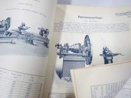 Julius Tallberg - Verktyg, Redskap och maskiner - Katalog nr 2. från år 1905, uskomattoman hieno kuvitettu luettelo erilaisista työkaluista ja tarvikkeista