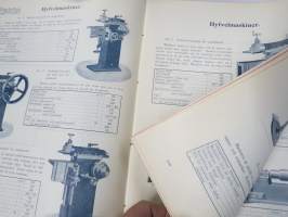 Julius Tallberg - Verktyg, Redskap och maskiner - Katalog nr 2. från år 1905, uskomattoman hieno kuvitettu luettelo erilaisista työkaluista ja tarvikkeista