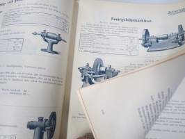 Julius Tallberg - Verktyg, Redskap och maskiner - Katalog nr 2. från år 1905, uskomattoman hieno kuvitettu luettelo erilaisista työkaluista ja tarvikkeista