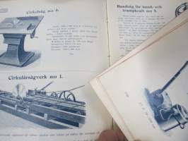 Julius Tallberg - Verktyg, Redskap och maskiner - Katalog nr 2. från år 1905, uskomattoman hieno kuvitettu luettelo erilaisista työkaluista ja tarvikkeista