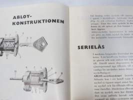Abloy Säkerhetslås -Abloy-lukkojen esittely ja luettelo vuodelta 1935, ruotsinkielinen