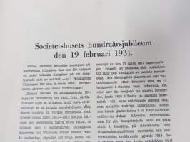 Hotel Societetshuset 1831-1931 Anteckningar om hotellets historia -satavuotishistoriikki, tämä kappale kuulunut; Emil Hasselblatt