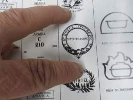 Arabia Tehtaanmerkit -esite