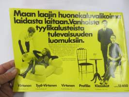 Kalusteyhtymä - Erikoistuotanto - Huonkalukuvasto 1970-luvulta