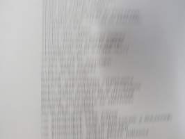 Helsingin yliopisto - Filosofian  Maisteripromootio 31.5.1950; Tervehdys (sisältää promovendien nimilistan) ja erillinen kantaatti