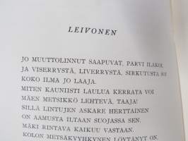Helsingin yliopisto - Filosofian  Maisteripromootio 31.5.1950; Tervehdys (sisältää promovendien nimilistan) ja erillinen kantaatti