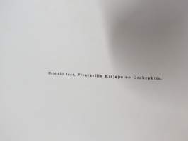 Helsingin yliopisto - Filosofian  Maisteripromootio 31.5.1950; Tervehdys (sisältää promovendien nimilistan) ja erillinen kantaatti