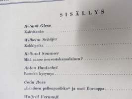 Suomi-Saksa 1942 nr 2 - saksalais-suomalainen kulttuuri- / propagandalehti, päätoimittaja H. von Grönhagen, Ritva Ristolainen Saksan akatemian kursseilla, Aseveljeys