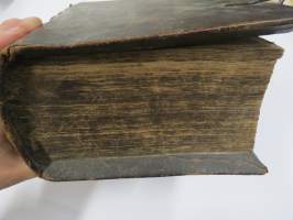 BIBLIA 1845, Se on: Koko Pyhä Raamattu Suomexi; Alku-Raamattuin Hebrean ja Grekan jälkeen wastauudesta ojettu:... (kohteesta on 36 kuvaa)
