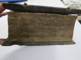 BIBLIA 1845, Se on: Koko Pyhä Raamattu Suomexi; Alku-Raamattuin Hebrean ja Grekan jälkeen wastauudesta ojettu:... (kohteesta on 36 kuvaa)