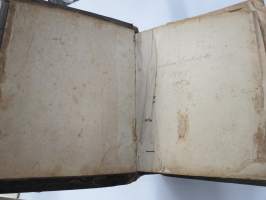 BIBLIA 1845, Se on: Koko Pyhä Raamattu Suomexi; Alku-Raamattuin Hebrean ja Grekan jälkeen wastauudesta ojettu:... (kohteesta on 36 kuvaa)