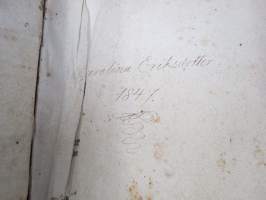 BIBLIA 1845, Se on: Koko Pyhä Raamattu Suomexi; Alku-Raamattuin Hebrean ja Grekan jälkeen wastauudesta ojettu:... (kohteesta on 36 kuvaa)