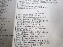 BIBLIA 1845, Se on: Koko Pyhä Raamattu Suomexi; Alku-Raamattuin Hebrean ja Grekan jälkeen wastauudesta ojettu:... (kohteesta on 36 kuvaa)