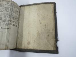 BIBLIA 1845, Se on: Koko Pyhä Raamattu Suomexi; Alku-Raamattuin Hebrean ja Grekan jälkeen wastauudesta ojettu:... (kohteesta on 36 kuvaa)