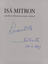 Isä Mitron ajatuksia elämästä, työstä, uskosta (signeerattu, tekijän omiste)