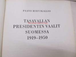 Tasavallan presidentin vaalit Suomessa 19191-1950