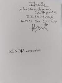 Runoja : varpusen luita (signeerattu, tekijän omiste)