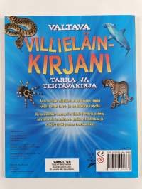 Valtava villieläinkirjani : tarra- ja tehtäväkirja