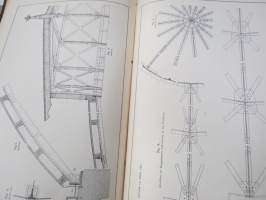 Musterbuch für Eisen-Constructionen -teräsrakennetekniikkaa; kuvia, taulukoita, selostuksia yms, saksankielinen
