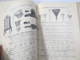 Chemie - Warmbrunn, Quilitz &amp; Co - Apparatebau Anstalt -kemianalan kojeita ja laitteita, kuvasto, saksankielinen