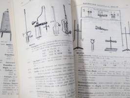 Chemie - Warmbrunn, Quilitz &amp; Co - Apparatebau Anstalt -kemianalan kojeita ja laitteita, kuvasto, saksankielinen