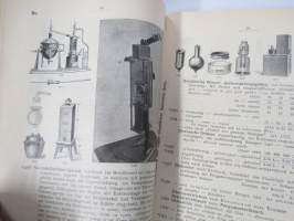 C. Gerhardt Preisverzeichnis über Chemische Apparate und Gerätschaften -kemianalan kojeita ja laitteita, kuvasto, saksankielinen