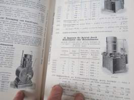 C. Gerhardt Preisverzeichnis über Chemische Apparate und Gerätschaften -kemianalan kojeita ja laitteita, kuvasto, saksankielinen