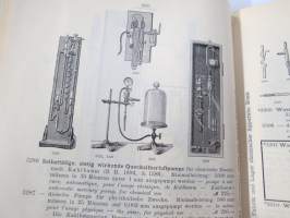C. Gerhardt Preisverzeichnis über Chemische Apparate und Gerätschaften -kemianalan kojeita ja laitteita, kuvasto, saksankielinen