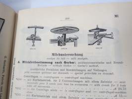 C. Gerhardt Preisverzeichnis über Chemische Apparate und Gerätschaften -kemianalan kojeita ja laitteita, kuvasto, saksankielinen