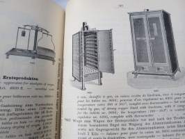 C. Gerhardt Preisverzeichnis über Chemische Apparate und Gerätschaften -kemianalan kojeita ja laitteita, kuvasto, saksankielinen