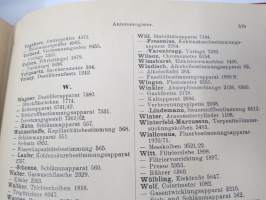 C. Gerhardt Preisverzeichnis über Chemische Apparate und Gerätschaften -kemianalan kojeita ja laitteita, kuvasto, saksankielinen
