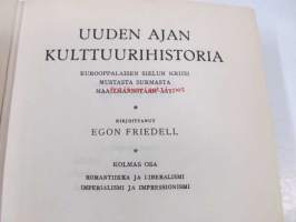 Uuden ajan kulttuurihistoria III - Romantiikka ja liberalismi, Imperialismi ja impressionismi