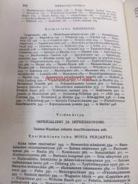 Uuden ajan kulttuurihistoria III - Romantiikka ja liberalismi, Imperialismi ja impressionismi