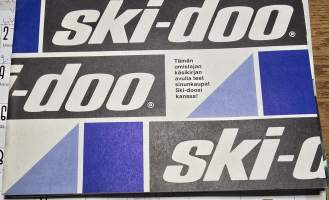 SKI-DOO VM  1974  OMISTAJAN KÄSIKIRJA