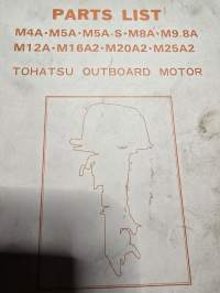 TOHATSU  PARTS LIST 1977.
