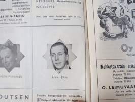 Punainen Mylly - Paratiisi -käsiohjelma Talvi 1953-54; teatteri- / kabaree-esitys