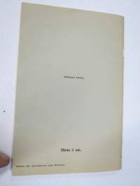 Alko vähittäismyyntihinnasto alkaen 1.12.1937 / Prislista för minutörsäljning