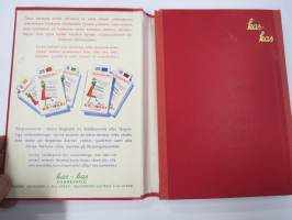 Kas-Kas kotiväri-Hemfärg - Värikartta / Färgkarta, värit sommitellut tekstiilitaiteilija Elsa Kallio