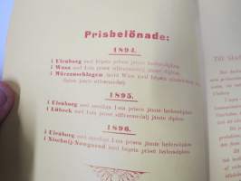 Brandt &amp; Blomberg, Turku - Helsinki - Oulu, Hintaluettelo suksista ja suksitarpeista 1896; Ylitornion, Haapaveden ja Kajaanin suksimallit, sis. artikkelin Oulusta...