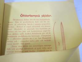 Brandt &amp; Blomberg, Turku - Helsinki - Oulu, Hintaluettelo suksista ja suksitarpeista 1896; Ylitornion, Haapaveden ja Kajaanin suksimallit, sis. artikkelin Oulusta...