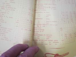 Brandt &amp; Blomberg, Turku - Helsinki - Oulu, Hintaluettelo suksista ja suksitarpeista 1896; Ylitornion, Haapaveden ja Kajaanin suksimallit, sis. artikkelin Oulusta...