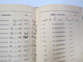 VAltionrautatiet - VR - Eläkekirja nr 10 220, entinen asemapäällikkö Terho Henrik Nikander, 24.11.1944