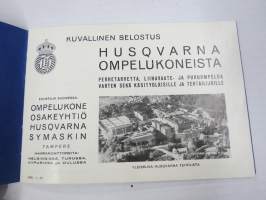 Husqvarna ompelukoneita 1936 -tuoteluettelo