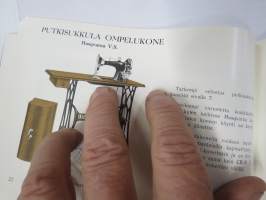 Husqvarna ompelukoneita 1936 -tuoteluettelo