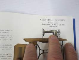 Husqvarna ompelukoneita 1936 -tuoteluettelo