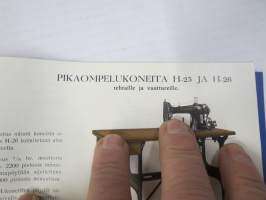 Husqvarna ompelukoneita 1936 -tuoteluettelo