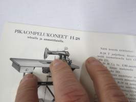 Husqvarna ompelukoneita 1936 -tuoteluettelo