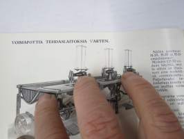 Husqvarna ompelukoneita 1936 -tuoteluettelo