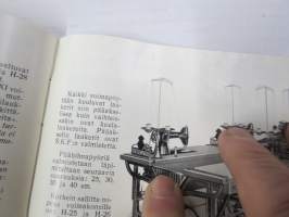 Husqvarna ompelukoneita 1936 -tuoteluettelo