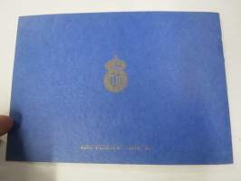 Husqvarna ompelukoneita 1936 -tuoteluettelo